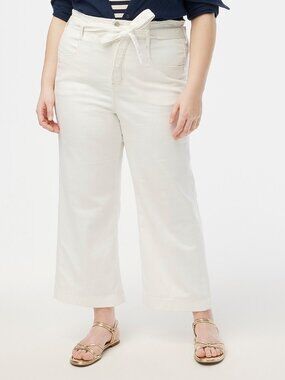 J.Crew Factory White Paperbag Jeans 24 NWT